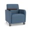 Lesro Siena Lounge Reception Guest Chair W/ Swivel Tablet, 27 in W 29.5 in L 32.5 in H SN1101 - alternate 1